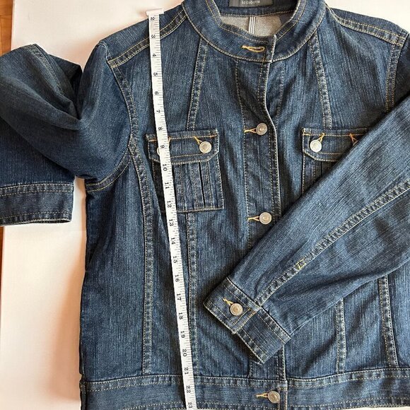 Vintage Liz Claiborne Denim Jean Jacket Size Large Petite - Picture 5 of 7